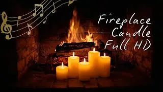 Fireplace Candle 1 Hour Full HD｜Cozy Candlelight Ambience｜Relax &bull; Sleep &bull; Stress Relief