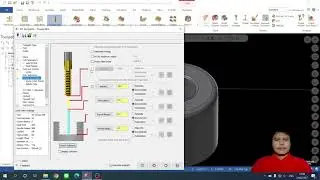 Mastercam2023 Tutorial Thread milling myanmar cnc
