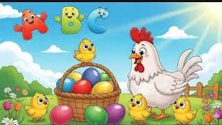 📖✨🐔 Learn ABC with Chicken Family | 🎨🥚 Learn Colours with Colourful Eggs 🌈