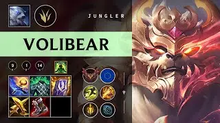 Volibear Jungle vs Diana - EUW Grandmaster Patch 26.01