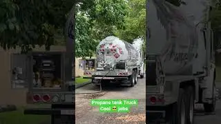 #Propane #tank #Truck#Cooljobs #gas #dangerousjobs