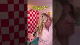 Let&rsquo;s learn how to curl the back of our hair!