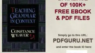 Teaching Grammar in Context