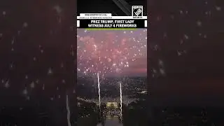 WATCH: President Trump, First Lady witness fireworks, celebrations on US Independence Day