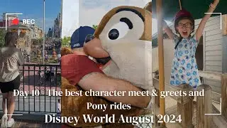 Day 10 - Best character meet & greets and Pony Rides and Fort Wilderness - Disney World 2024