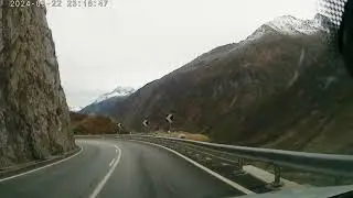 Driving Through The Swiss Alps | Leaving Gotthard Pass (GoPro POV)