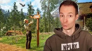New Park Ranger Simulator? Ranger's Path with trailer and gameplay! | Ansgar reacts