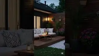 Cozy backyard #backyard  #home #explore #homedecor #youtubeshorts #viralvideo