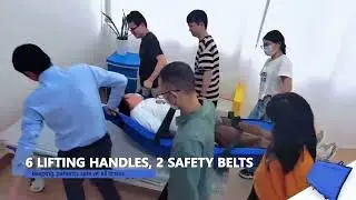 Inflatable emergency transfer stretcher for quick patient transfer #outdoors #bag #oem #odm