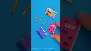 Cute Mini School Supplies for Dolls | 🎨 #Fun #crafts #diy