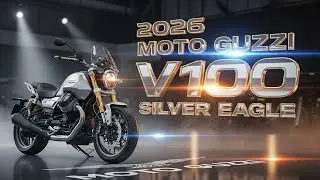 Специальная серия Moto Guzzi V100 Silver Eagle 2026 года &mdash; итальянская икона возвращается в сереб...