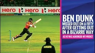 MSL 2019: Ben Dunk missed out on a fifty after getting out in a bizarre way