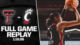 Texas Tech vs. Cincinnati Full Game Replay (1.10.26) | 2025-26 Big 12 Women's Basketball