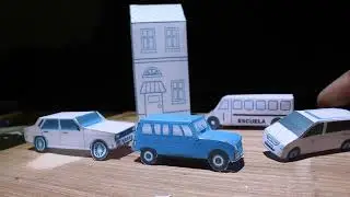 How to Make Paper Car and House | Easy Papercraft Tutorial | Tareq's Creation