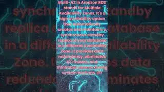 AWS RDS Multi AZ