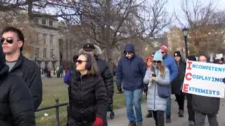 Iowa City ICE Out for Good protest