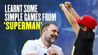 Can you fly Fun time with Little Superman in Bengaluru | Rahul Gandhi