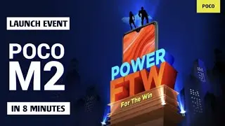 Poco M2 launch event in 8 minutes