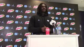 UNC Football DE Des Evans Miami Week Interview