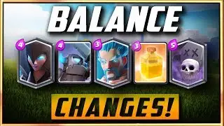 Balance Update Night Witch Graveyard Heal Nerf Mini Pekka Ice Wizard Buff - What is the New Meta?