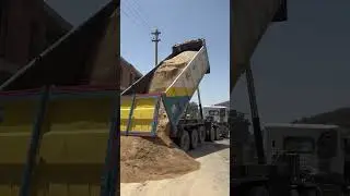 mahindra blazo x55 tipper trailer | super performance.