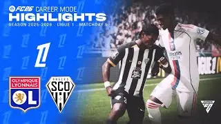 HIGHLIGHTS OLYMPIQUE LYON - ANGERS | FC26 CAREER MODE | S1 | PS5 GAMEPLAY