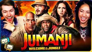JUMANJI: WELCOME TO THE JUNGLE Movie Reaction! | First Time Watch! | Dwayne Johnson | Jack Black
