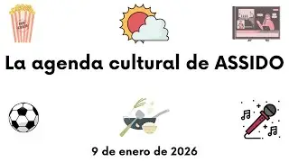 AGENDA CULTURAL 9 DE ENERO DE 2026
