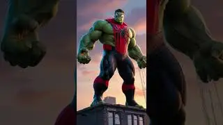 Hulk and spiderman hybrid animation ai  #hybridanimals #hybrids #vishalthakur #marvel #marvelindia