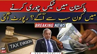 Shocking report on tax evasion in Pakistan came to light