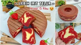 RESEP INI LEBIH IRIT TELUR TAPI HASILNYA TETEP MOIST ENAK BANGET‼️Anti retak,modal lebih ekonomis👌