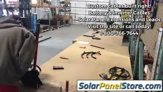 Custom Battery Cable Build Time-lapse. - SolarPanelStore.com