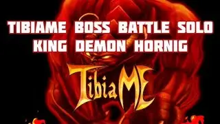 Boss Battle Solo vs Demon King HORNIG | TibiaME