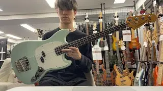 Squier / Classic Vibe 60s Mustang Bass Surf Green mod.【Test Play】