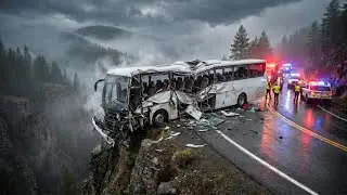 Чудо на дороге. Водитель автобуса увидел Деву Марию... Это событие спасло 40 жизней.