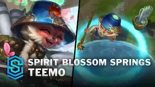 Spirit Blossom Springs Teemo Skin Spotlight - Pre-Release - PBE Preview - League of Legends