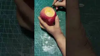 &ldquo;How to Make a Beautiful Peony Flower from an Apple &ndash; Easy Fruit Carving Art&rdquo;#applecarving