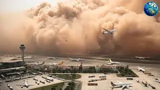 USA: MASSIVE Sandstorm SLAMS Arizona &ndash; Phoenix Airport SHUT DOWN