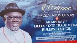 Delta Govt. Gifts 65 SUVs To Traditional Rulers Across Delta State 