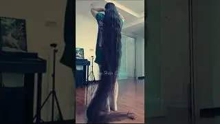 Super Long Hair Show |#longhair #longhairponytail #longhairasian  #domesticlonghair