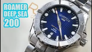 The Best Value Swiss Dive Watch - Roamer Deep Sea 200 Blue