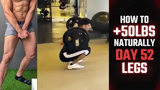 [Gym Vlog 52] 50lb Natural Bulk - Legs (again)