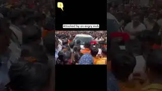 BJP State President's Car Attacked By Angry Mob Over BJP Youth Wing Leader's Murder
