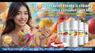 Craft irresistible frozen desserts with high-quality flavor concentrates &ndash; Limited-time 5% discount!