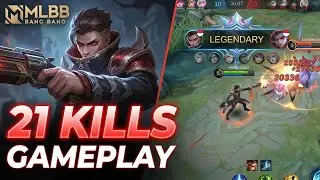 GRANGER 21 KILLS 😱 | UNSTOPPABLE DAMAGE | MLBB Ranked