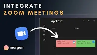 How to connect Zoom in Morgen