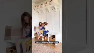 DIY Mudroom Storage Bench Built in Just One Day