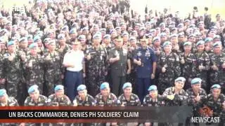 UN backs commander, denies PH soldiers' claim