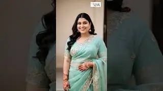 Timeless Elegance in Mint: AI-Generated Saree Look That&rsquo;s Breaking the Internet! #shorts #saree