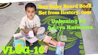 Unboxing of Baby board Book Set | firstcry.com | Aditya Karwasra Vlogs|